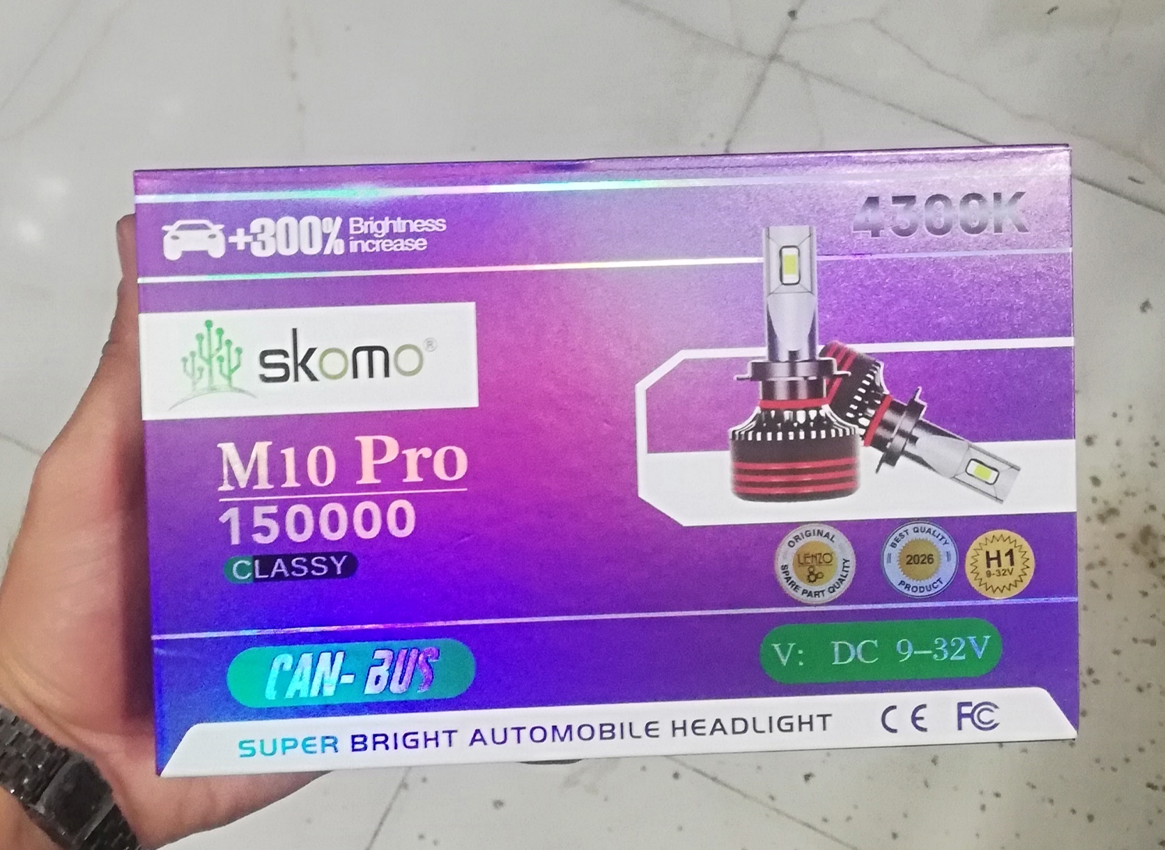 هدلایت m10 Pro برند skomk/lenzo